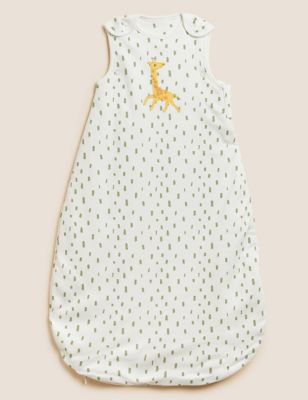 M&S Collection 2pk Pure Cotton Sleeping Bags (0-36 Mths) - 18-36 - Yellow Mix, Yellow Mix