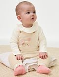 2pc Cotton Rich Bunny Spot Outfit (7lbs-1 Yrs)