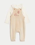 2pc Cotton Rich Bunny Spot Outfit (7lbs-1 Yrs)