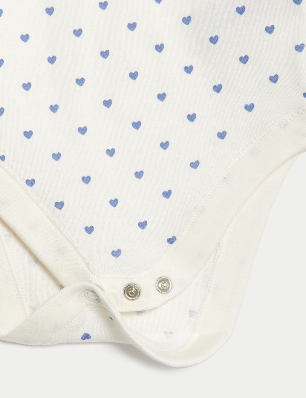 3pk Pure Cotton Heart Print Bodysuits (0-3 Yrs) image 4