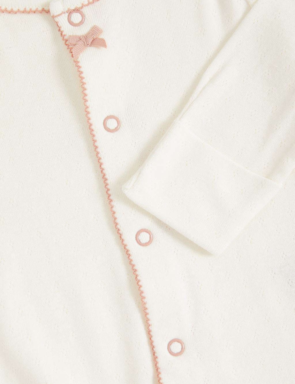 3pk Pure Cotton Sleepsuits (0-3 Yrs) image 4