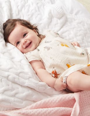

Girls M&S Collection Pure Cotton Winnie the Pooh™ Bodysuit Dress (7lbs-12 Mths) - Cream Mix, Cream Mix