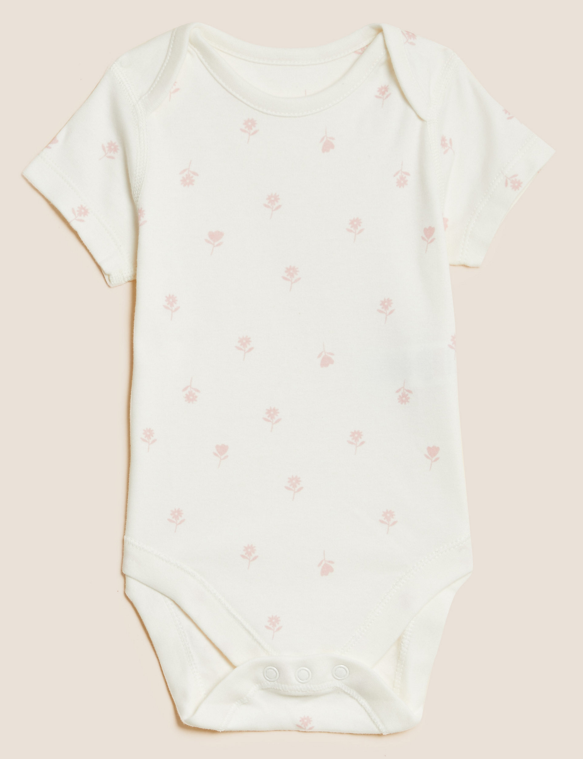 7 件装纯棉婴儿连身衣（5 磅 - 3 岁）