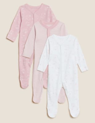 Marks and spencer hot sale baby girl sleepsuits