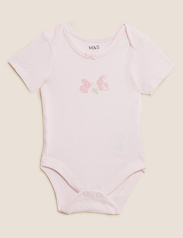 3pk Pure Cotton Patterned Bodysuits (61/2 lbs - 3 Yrs) - CH