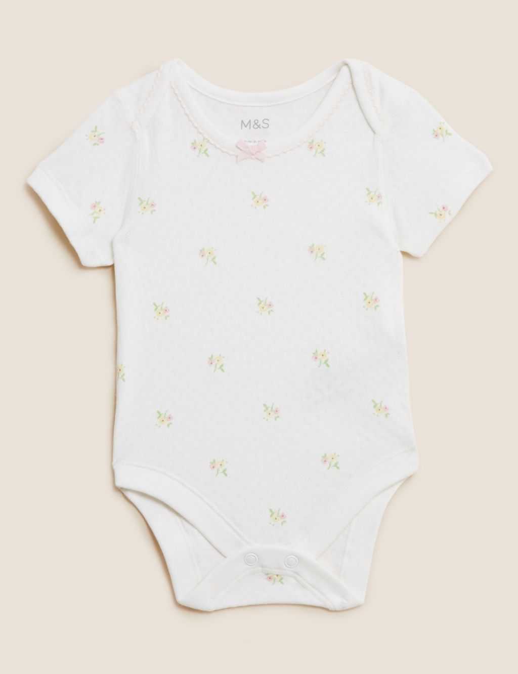3pk Pure Cotton Patterned Bodysuits (61/2 lbs - 3 Yrs) image 5