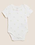3pk Pure Cotton Patterned Bodysuits (61/2 lbs - 3 Yrs)