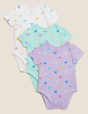 Baby Girl Carter's 4-Pack Heart Pointelle Bodysuits