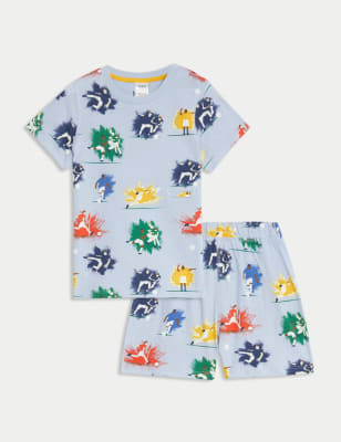 Pyjama adapté 100&nbsp;% coton à motif football (du 1 au 16&nbsp;ans) - BE