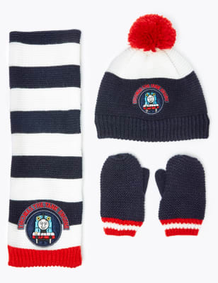 baby boy hat scarf gloves set