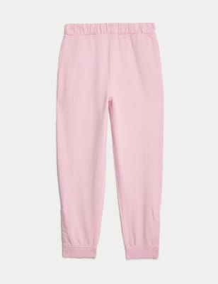 

Unisex,Boys,Girls M&S Collection Adaptive Cotton Rich Joggers (2-16 Yrs) - Pink, Pink