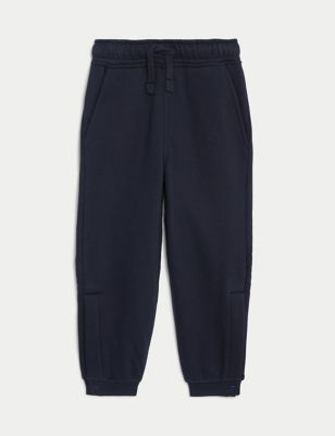 

Boys M&S Collection Adaptive Cotton Rich Joggers (2-16 Yrs) - Navy, Navy