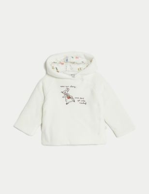 

Unisex,Boys,Girls M&S Collection Velour Peter Rabbit™ Hooded Jacket (7lbs-1 Yrs) - Grey Mix, Grey Mix