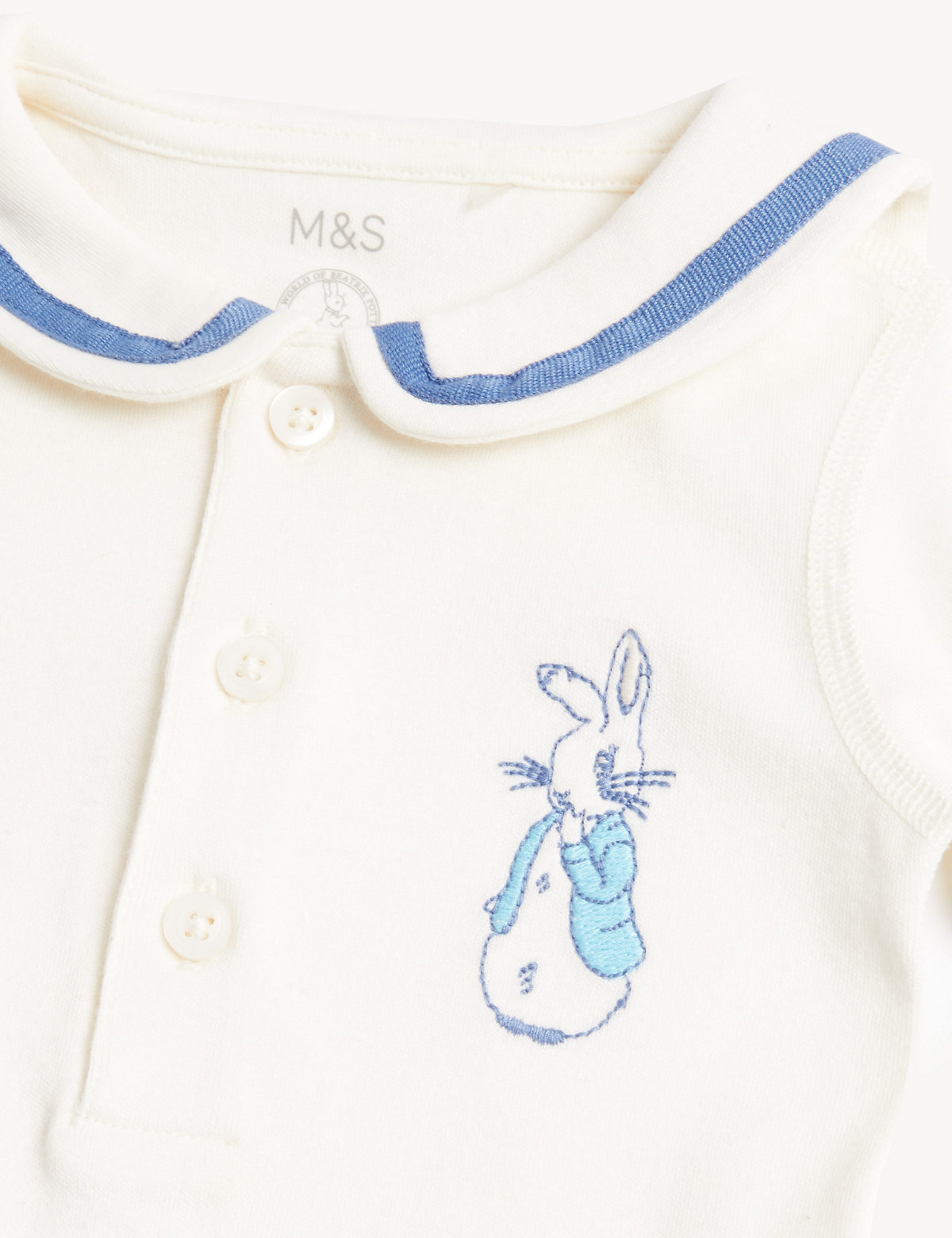 2pk Pure Cotton Peter Rabbit™ Bodysuits