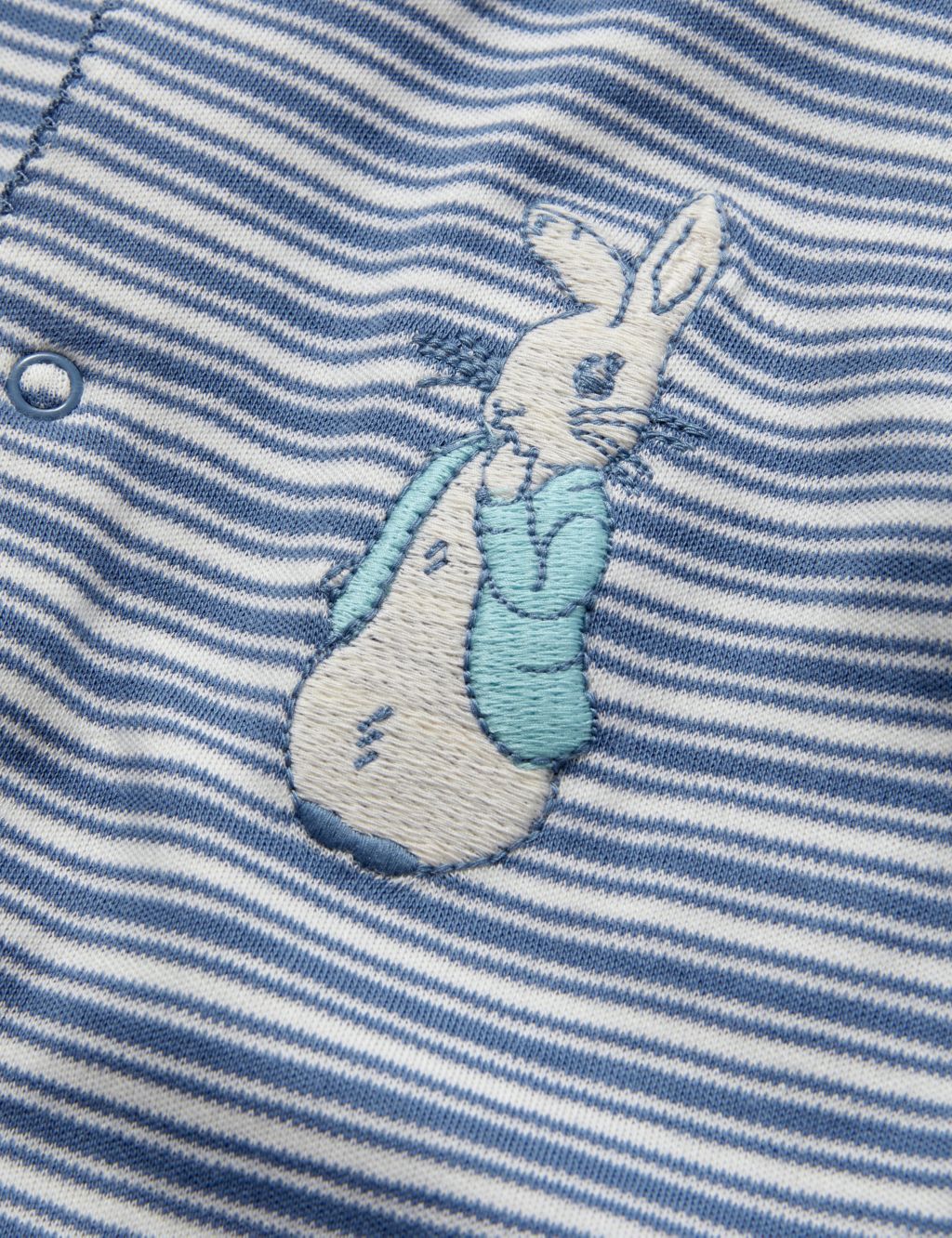 2pk Pure Cotton Peter Rabbit™ Sleepsuits (0-3 Yrs) image 2