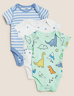10 Pure Cotton Body Suit Baby Vests Long Sleeved Blues Size 0-3 Months BNWT 