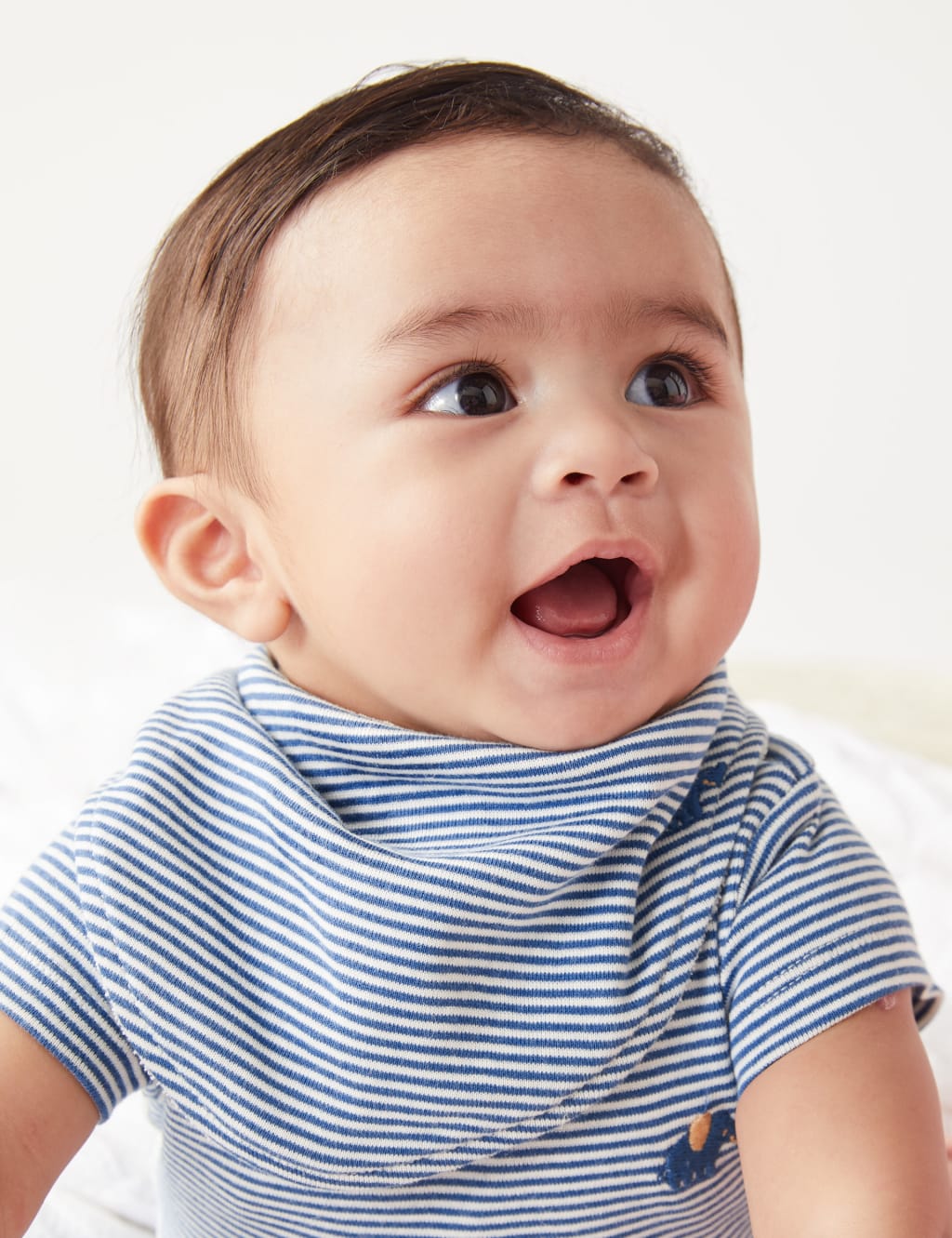 3pc Cotton Rich Striped Outfit (0-12 Mths) image 9