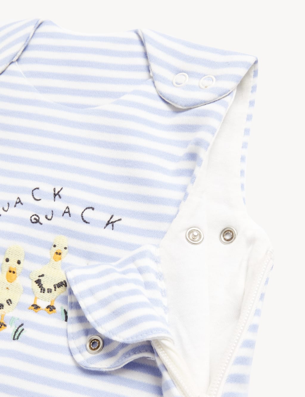 Pure Cotton Duck 2.5 Tog Sleeping Bag (0-3 Yrs) image 3