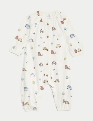 Pure Cotton Printed Romper (7lbs-1 Yrs) - IS