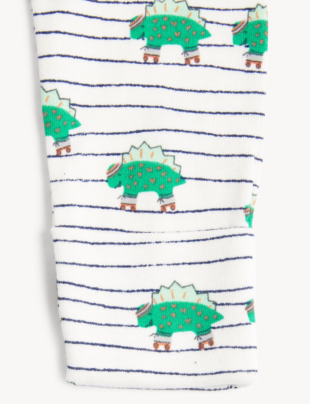3pk Pure Cotton Dinosaur Sleepsuits (0-3 Yrs) image 7