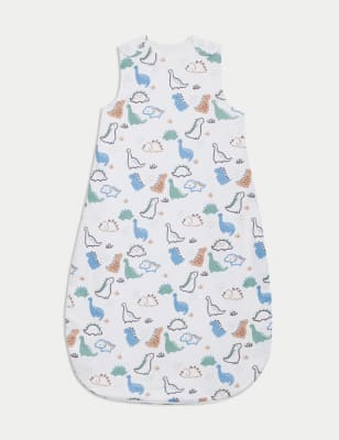 

Boys M&S Collection Pure Cotton Dinosaur 2.5 Tog Sleeping Bag (0-3 Yrs) - Ivory Mix, Ivory Mix