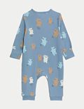 Pack de 2 pijamas para bebé de algodón con diseño de osos (6½&nbsp;lbs-3&nbsp;años)