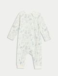 3pk Pure Cotton Safari Sleepsuits (6½lbs-3 Yrs)