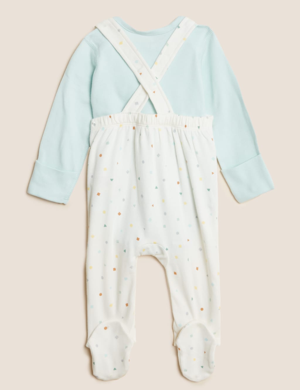 2pc Pure Cotton Spot Outfit (7lbs - 12 Mths) image 2