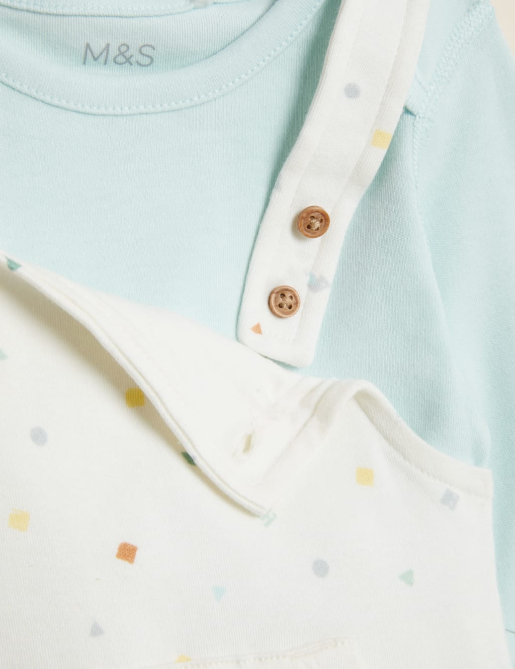 2pc Pure Cotton Spot Outfit (7lbs - 12 Mths) image 6