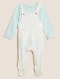 2pc Pure Cotton Spot Outfit (7lbs - 12 Mths)