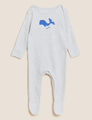 

M&S Collection Pack de 3 pijamas de bebé 100% algodón estampados (6 1/2 lbs-3 años) - Multi, Multi