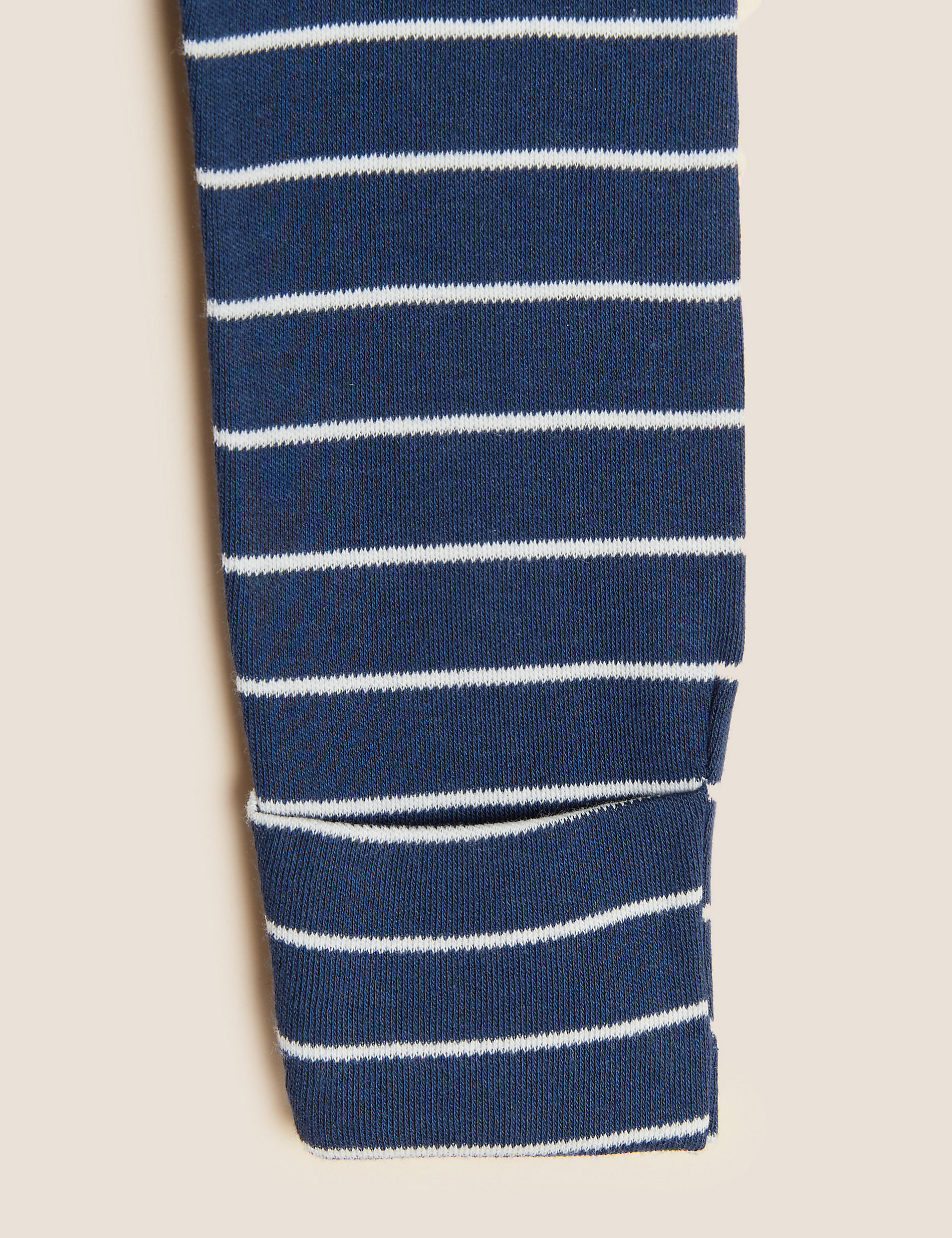 3pk Pure Cotton Striped & Plain Bodysuits (6½lbs-3 Yrs)