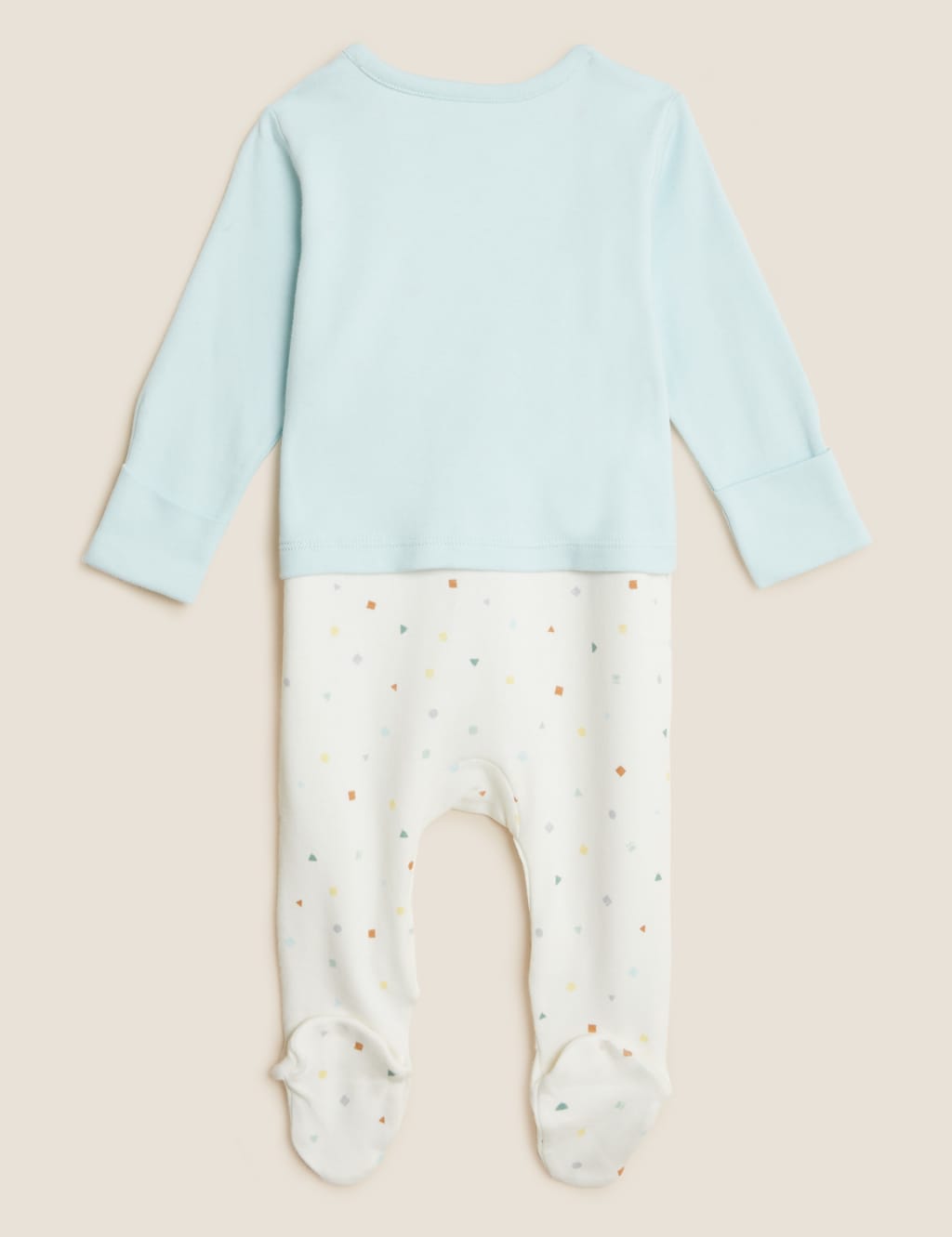 Pure Cotton Elephant Sleepsuit (7lbs - 12 Mths) image 2