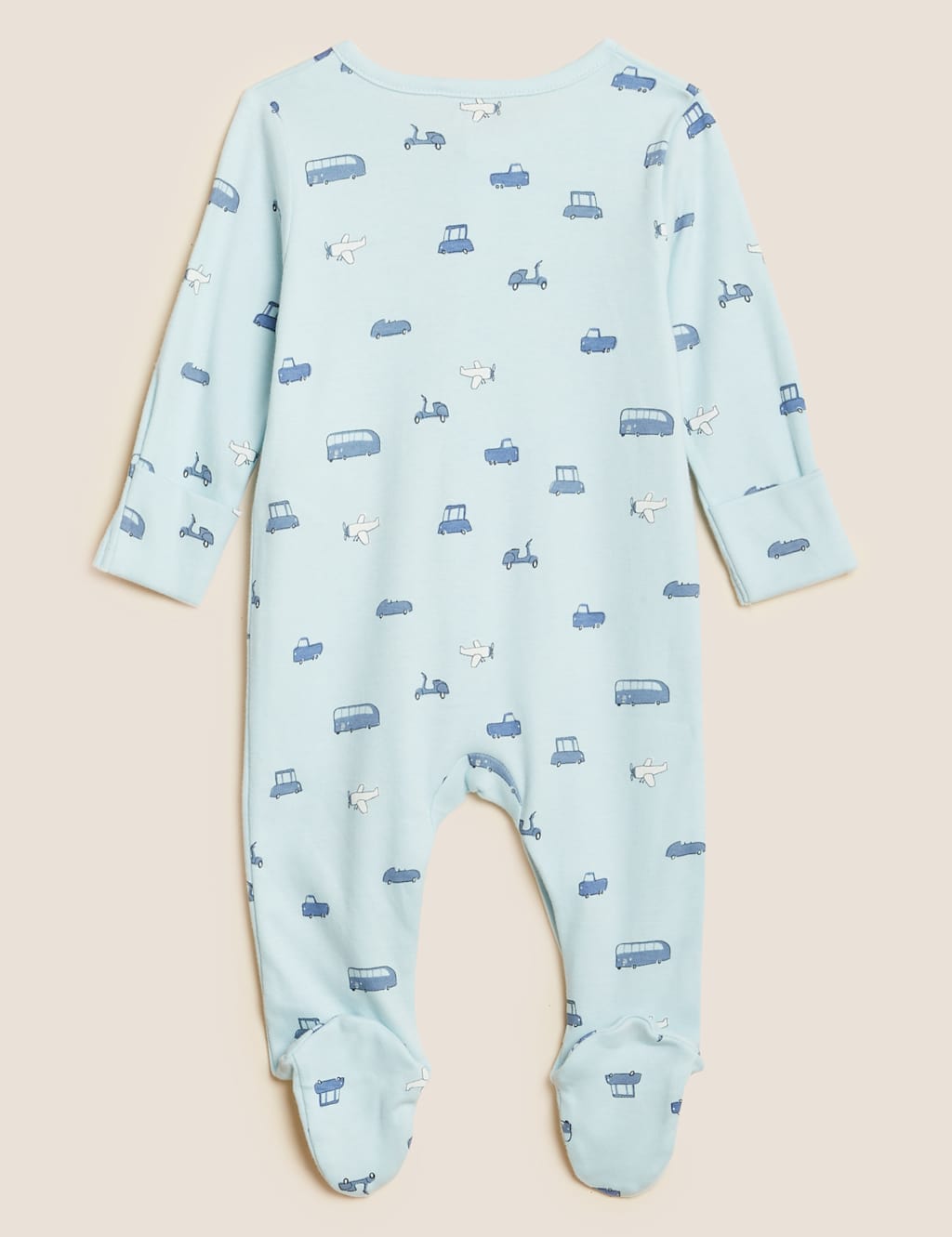 3pk Pure Cotton Transport Sleepsuits (61/2lbs - 3 Yrs) image 5