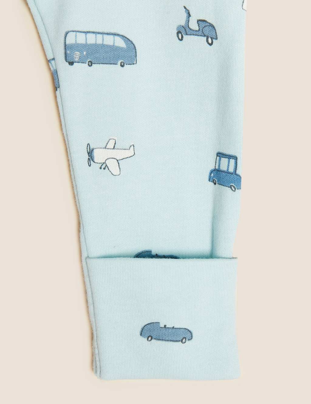 3pk Pure Cotton Transport Sleepsuits (61/2lbs - 3 Yrs) image 7