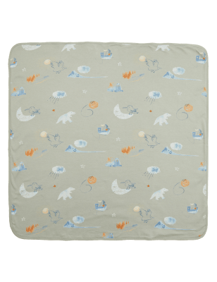 

Boys M&S Collection Pure Cotton Printed Shawl - Green Mix, Green Mix