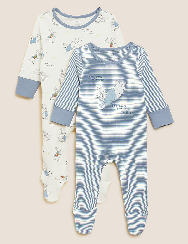 Compra soltero volverse loco Pack de 2 pijamas para bebé de algodón de Perico, el conejo (7 lbs-3 años)  | M&S ES