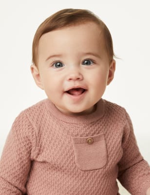 

Boys M&S Collection 2pc Knitted Outfit (7lbs - 1 Yrs) - Sandstone, Sandstone