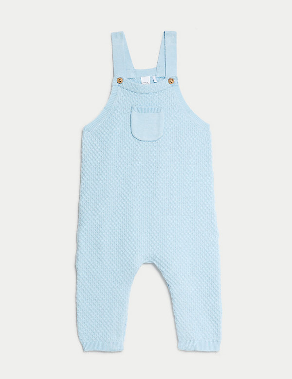 Knitted Dungarees (7lbs-1 Yrs) - AL