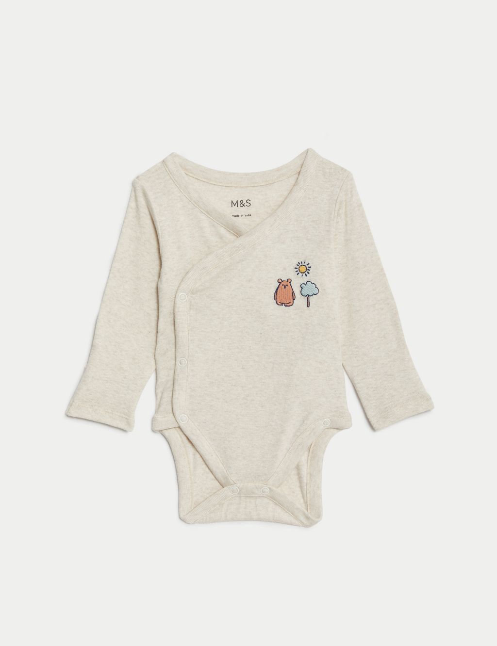 3pc Pure Cotton Bear Outfit (7lbs-1 Yrs) image 3