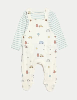 2pc Pure Cotton Printed Outfit (7lbs-1 Yrs)