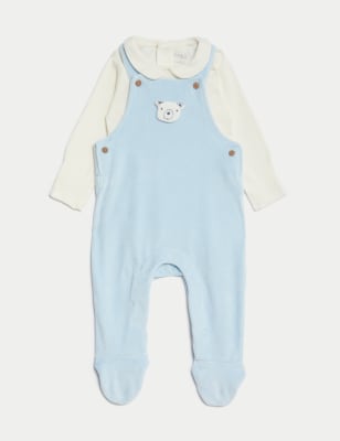 

Boys M&S Collection 2pc Cotton Rich Bear Outfit (7lbs-1 Yrs) - Navy Mix, Navy Mix