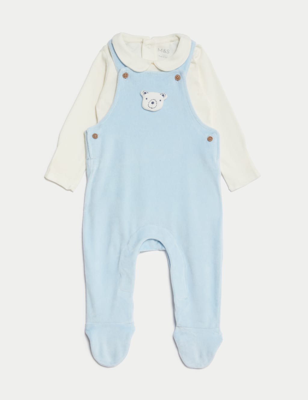 2pc Cotton Rich Bear Outfit (7lbs-1 Yrs) image 1