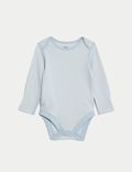 5 件装纯棉条纹婴儿连身衣（0-3 岁）