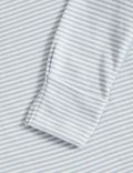 5pk Pure Cotton Striped Bodysuits (0-3 Yrs)