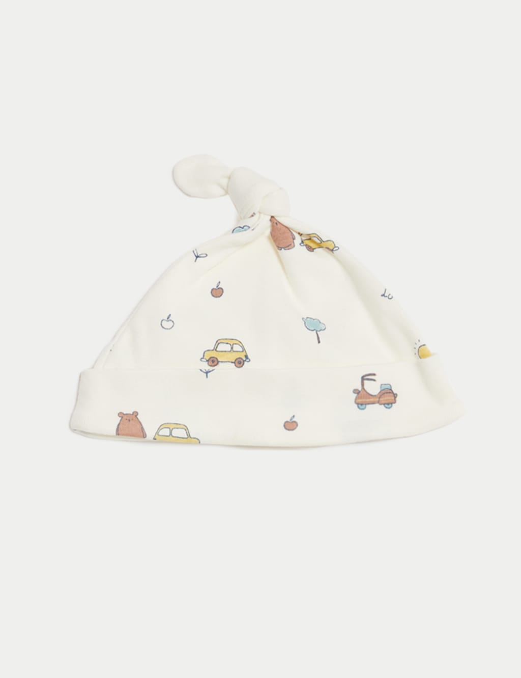 2pc Pure Cotton Printed Sleepsuit & Hat Set (7lbs-1 Yrs) image 4