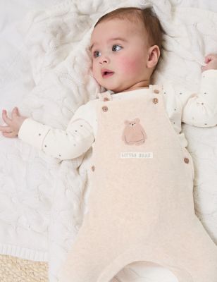 2pc Cotton Rich Bear Outfit (7lbs-1 Yrs) - PT