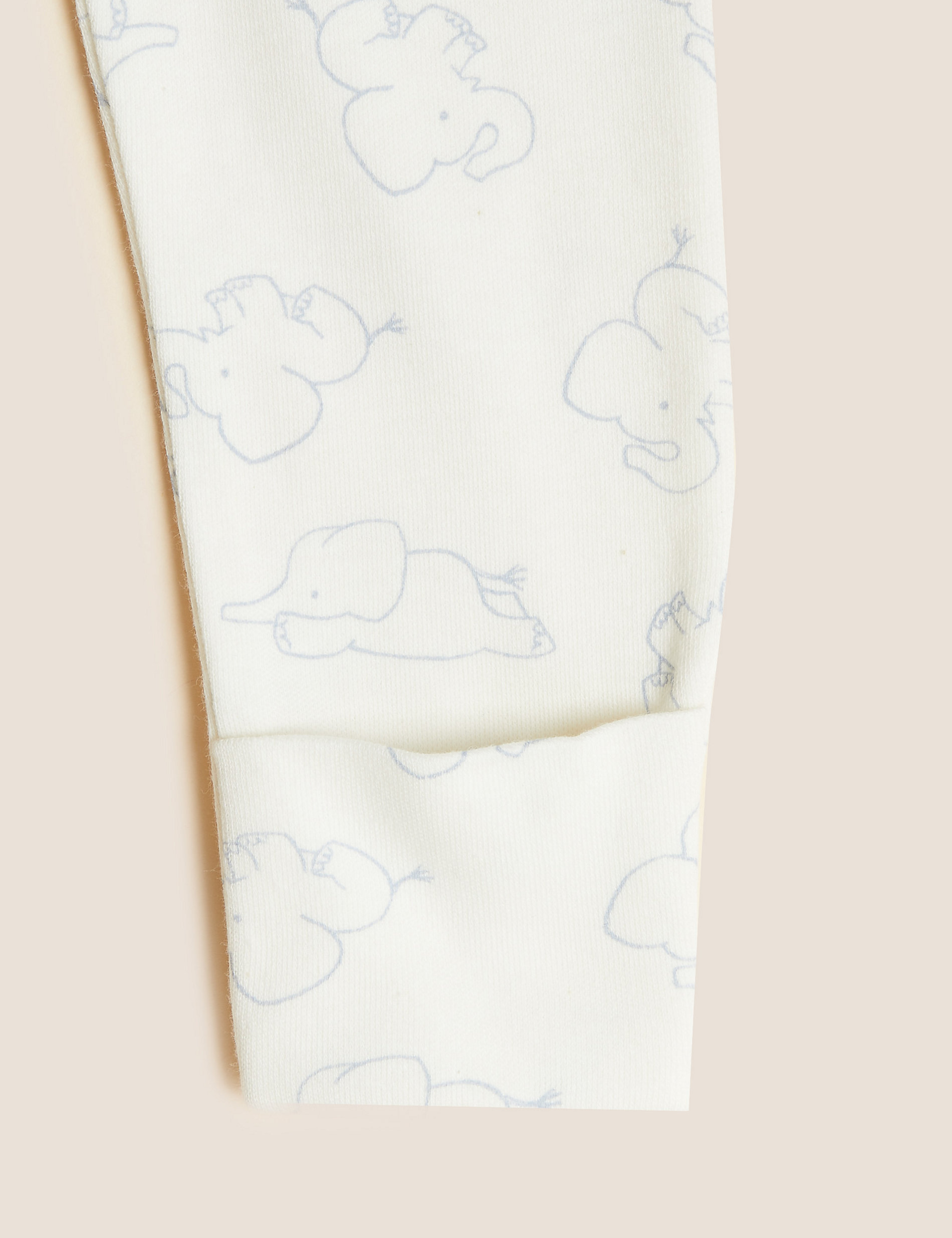 3pk Pure Cotton Sleepsuits (5lbs - 3 Yrs)