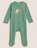 Pack de 3 pijamas para bebé 100% algodón con estampado de animales del bosque (6½&nbsp;lbs-3&nbsp;años)