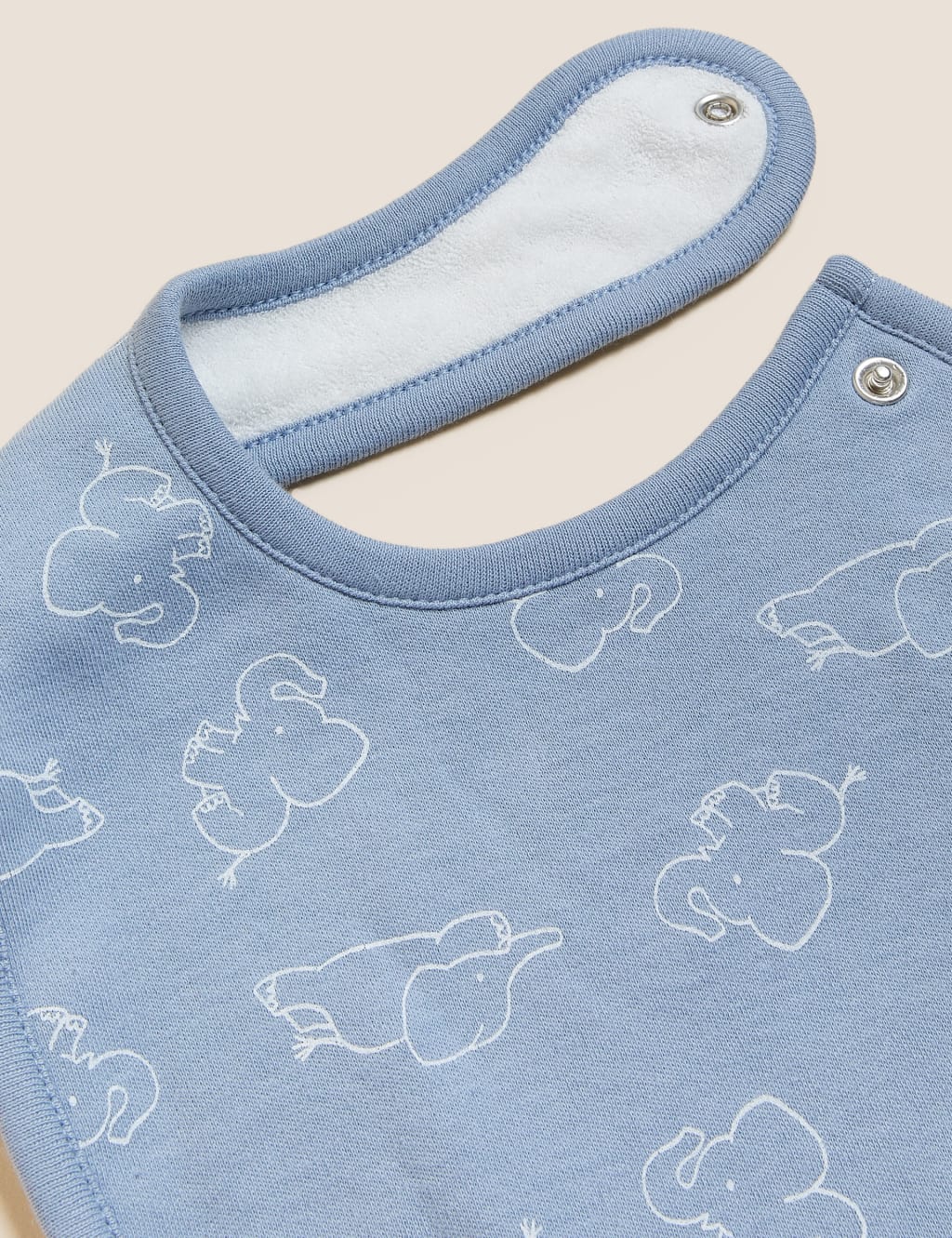 5pk Pure Cotton Bibs image 2